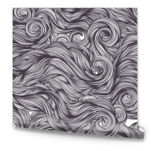 Seamless curl wave background