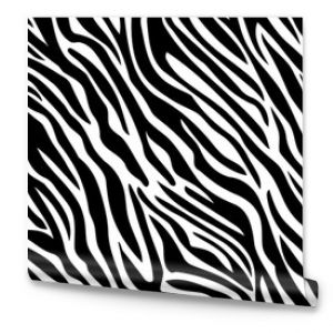 Trendy zebra skin pattern background vector. Animal fur, vector background for Fabric design, wrapping paper, textile and wallpaper.