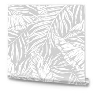 Tropical exotic leaves or plant seamless pattern for summer background and beach wallpaper