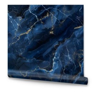 Navy blue marble seamless background