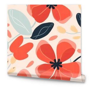 flowers and foliage colorful pattern spring summer background