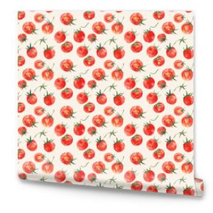 Watercolor Tomato Pattern