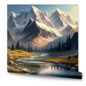 Beautiful landscape illustration