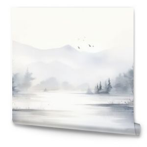 serene water color grey