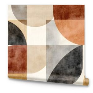 Muted Geometric Abstract Patterns Offering Modern Structured Design