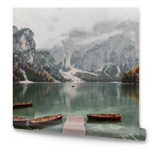 Lake Braies landscape