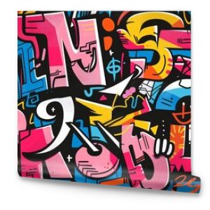 graffiti  colorful print