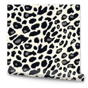 Seamless black and white animal print pattern featuring modern leopard designs versatile for teen fashion and decor