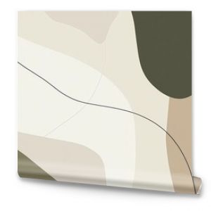 An abstract design featuring soft, organic shapes in muted colors, ideal for backgrounds or modern decor.