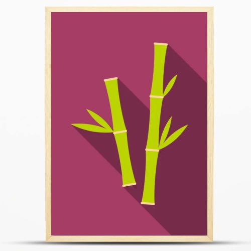 Bamboo icon of rastr illustration for web and mobile