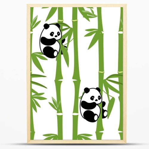 Panda pattern green