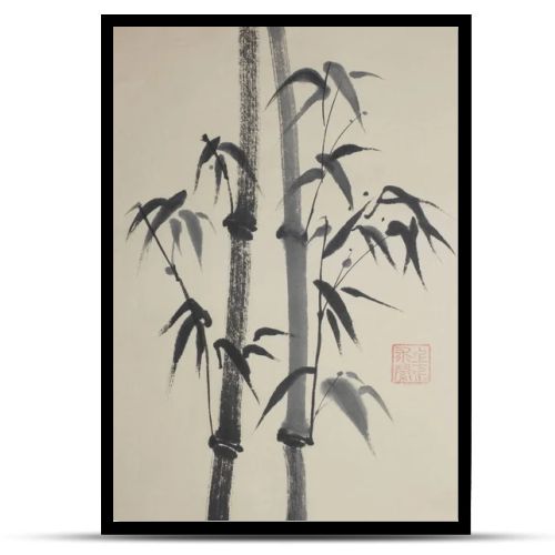 Group of bamboo trees