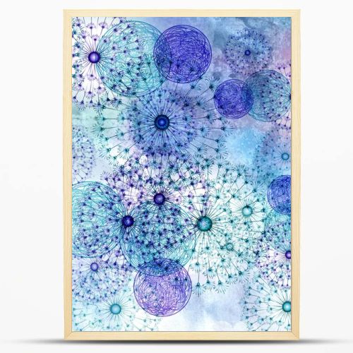background with dandelion