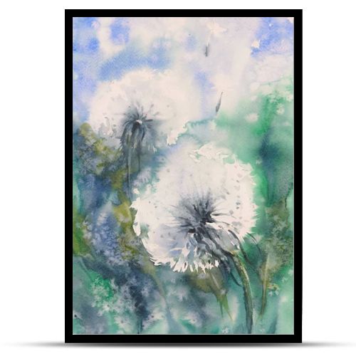Background With Flower Dandelion