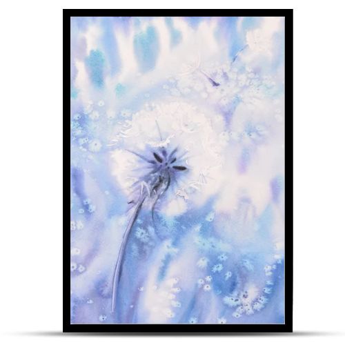 Background With Flower Dandelion