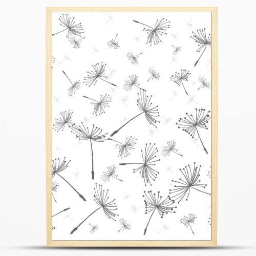 Dandelion seeds seamless