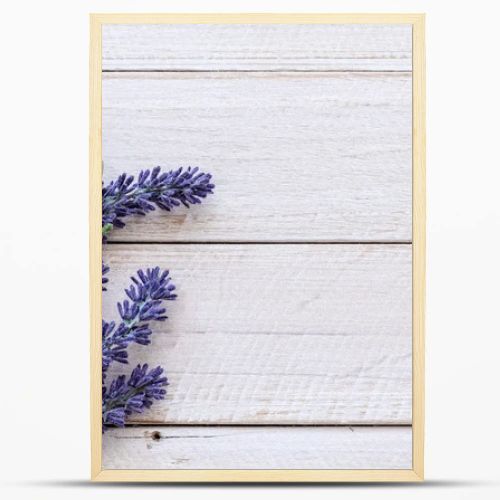 Flowers on vintage wood