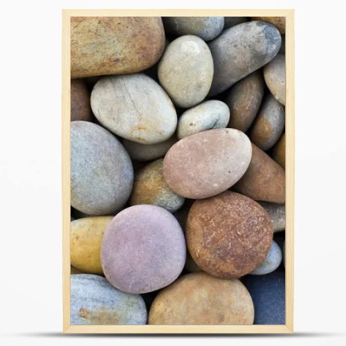 abstract background with round peeble stones