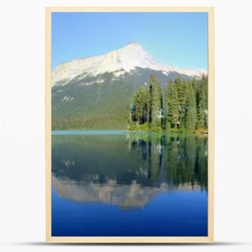 Panorama of Emerald Lake, Yoho National Park, British Columbia,