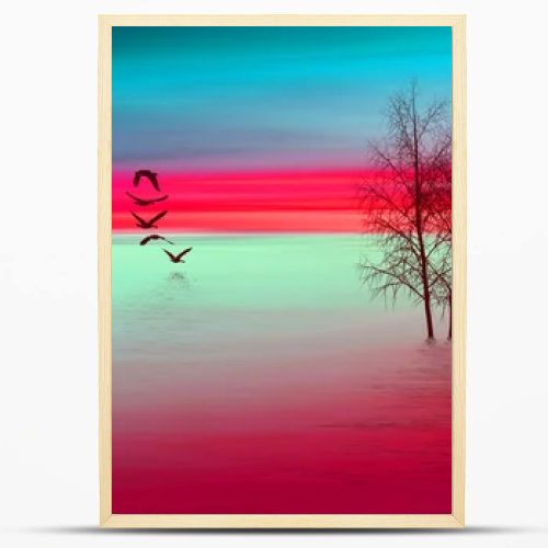 Beautiful saturated landscape