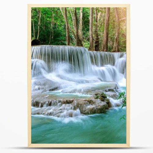 Huai Mae Khamin Waterfall level 6, Khuean Srinagarindra National Park, Kanchanaburi, Thailand