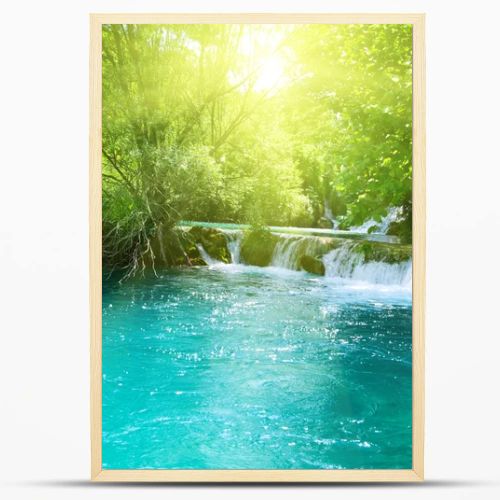 Waterfall in deep forest