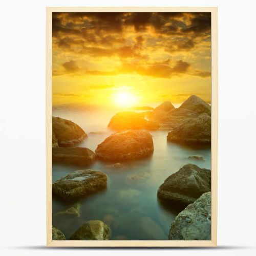 Sunset on sea
