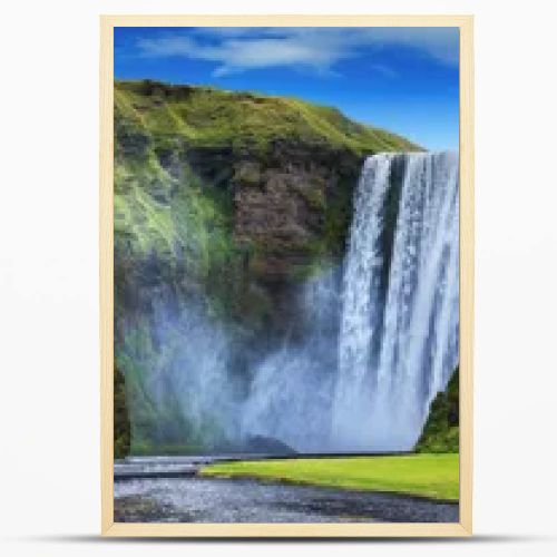 beautiful torrent of skogafoss...