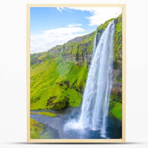 Seljalandsfoss beautiful waterfall in Iceland