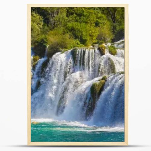 Waterfall KRKA in Croatia