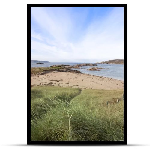 beach dunes of a golf course in county Donegal