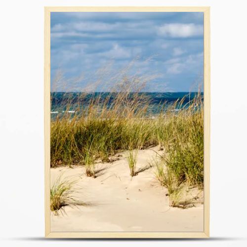 Beautiful  landscape on  lake michigan