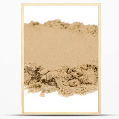 pile sand dunes isolated on white background