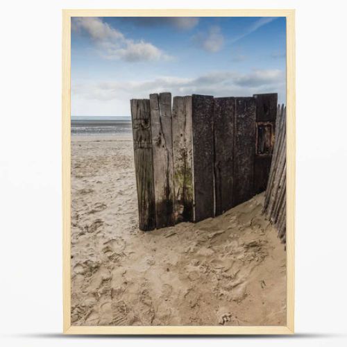 Utah Beach dunes in Normandy Wold War Two historic site