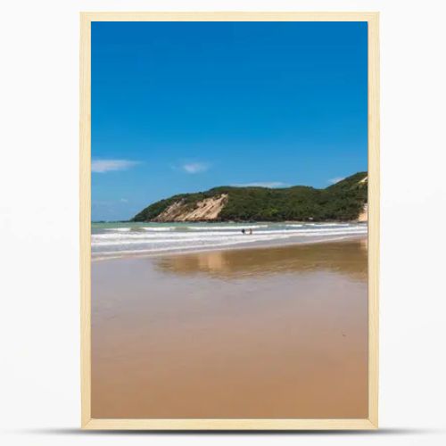 Empty Ponta Negra Beach in Natal City, Brazil