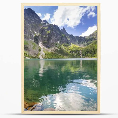 Eye of the Sea lake in Tatra mountains