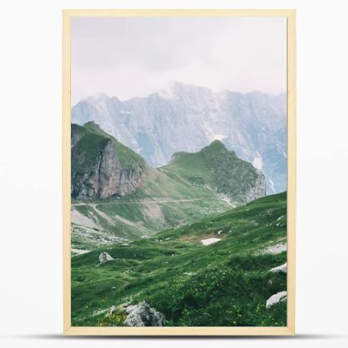 Amazing view on Alps. Mangart, Slovenia.