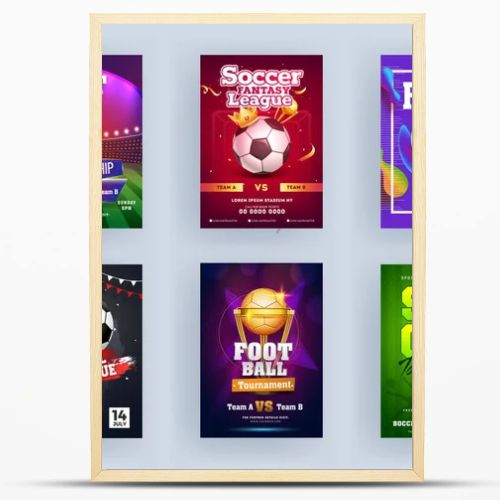 Football Championship League and Soccer Tournament Template or F