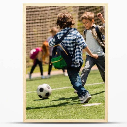 kids playing soccer