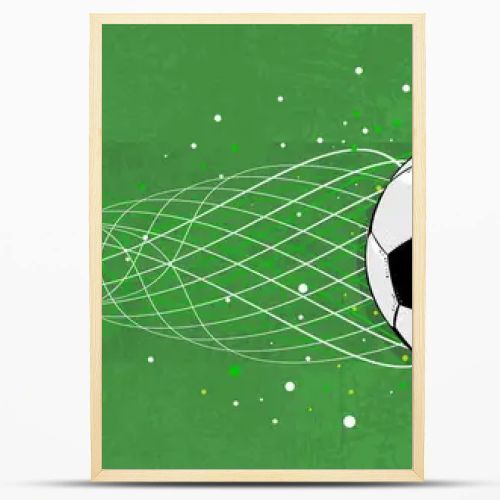 Football, soccer background, banner - vector illustration with empty place . Vector illustration