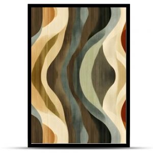 20. **Full-size seamless elegant rug pattern with flowing lines and muted gradients**