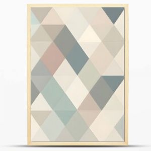 Minimalist Geometric Triangle Pattern in Muted Tones Abstract Background