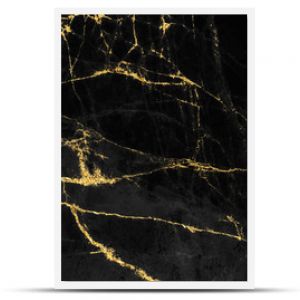 Black and gold marble texture design for cover book or brochure, poster, wallpaper background or realistic business and design artwork.