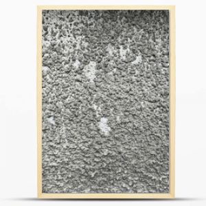 Betonowa, tynkowana szara ściana z widoczną fakturą, chropowata