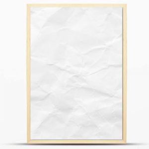 The texture of white paper is crumpled. Background for various purposes.