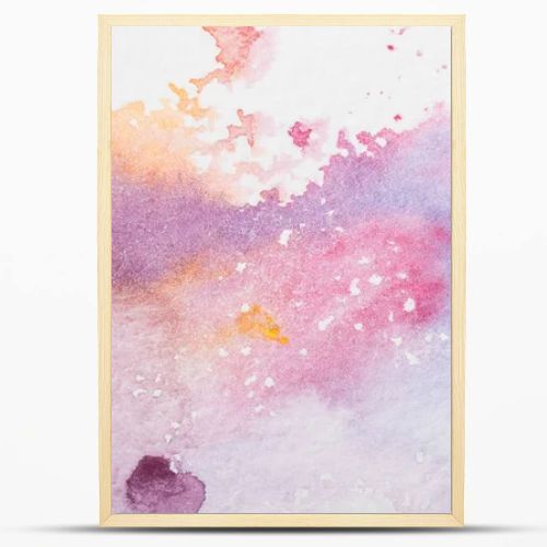 colorful watercolor stains