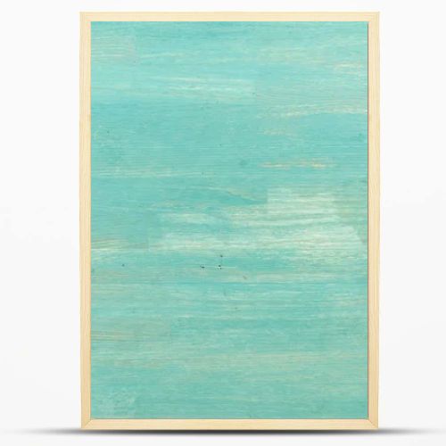 Turquoise wooden background