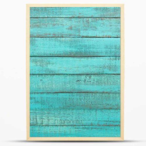 Turquoise wooden background