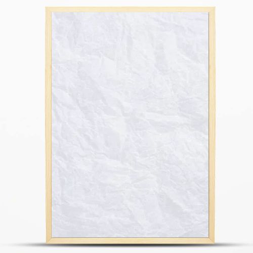 Paper texture. Crumpled sheet of white paper