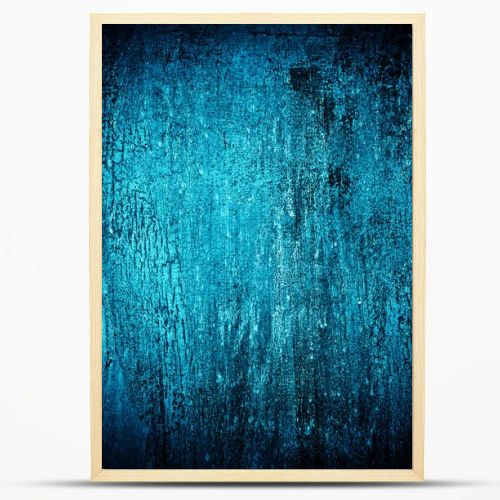 Blue textured cracked grungy background